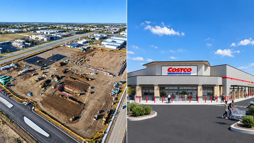 Stony Plain Costco Now Under Construction West of Edmonton, With Summer 2027 Opening Targeted