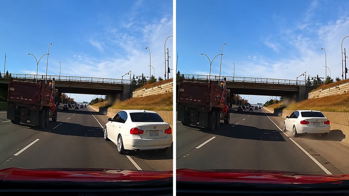 Edmonton Driver, 19, Caught on Dashcam Passing Cars on Shoulder at 113 km/h in an 80 Zone, Gets $859 in Tickets