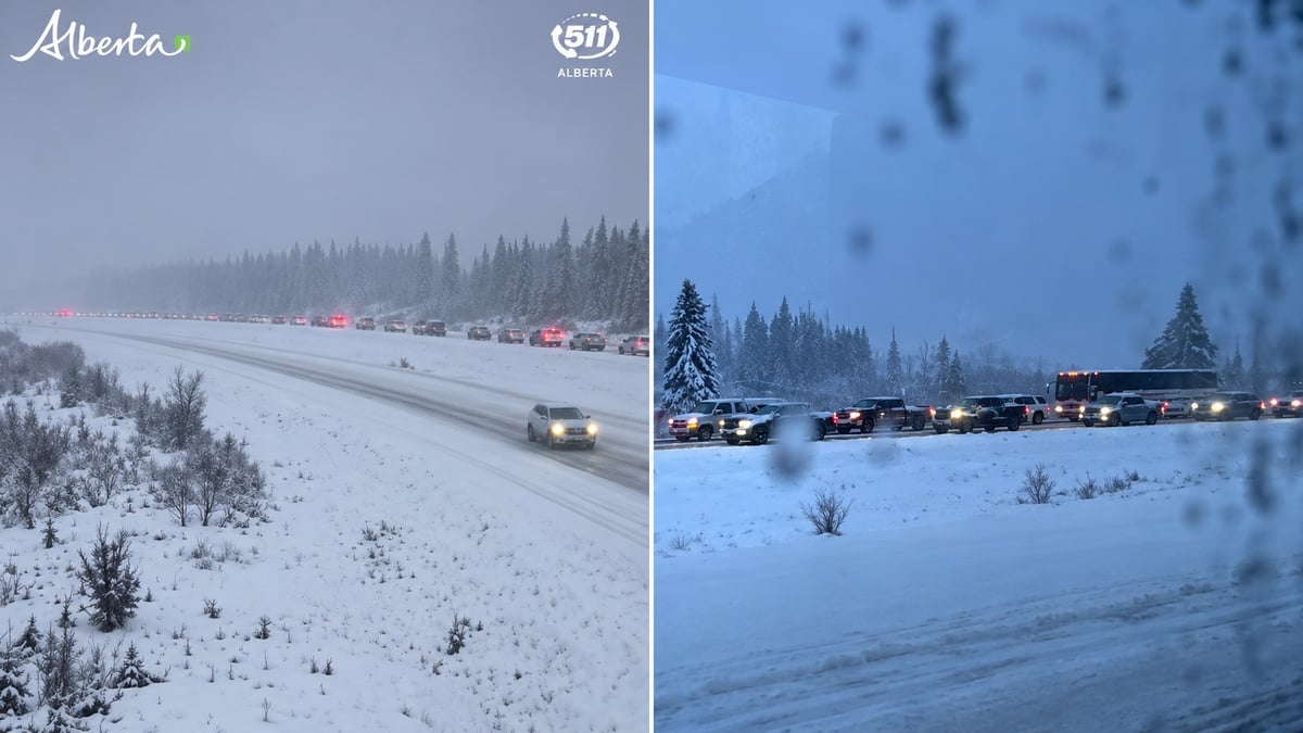 Fort McMurray Snowstorm Strands Drivers on Alberta’s Highway 63 as RCMP Warn Against Travel; Up to 30 cm Forecast