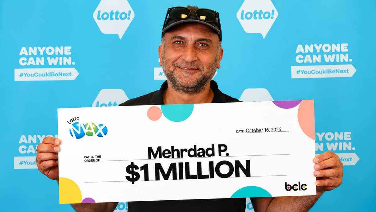 B.C. Man Told His Wife He Won $100,000 on Lotto Max. It Was Actually $1 Million