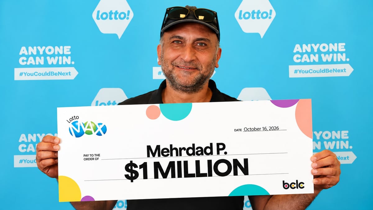 B.C. Man Told His Wife He Won $100,000 on Lotto Max. It Was Actually $1 Million