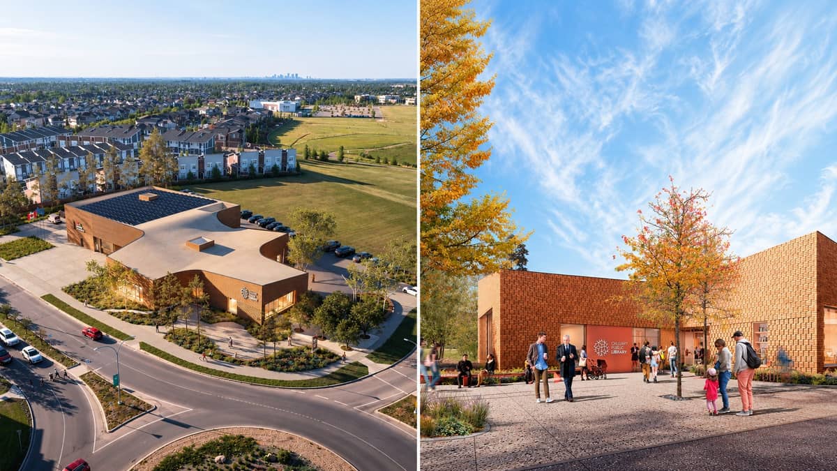 Calgary’s First Fire Station and Library Under One Roof Breaks Ground in Walden, Set to Open in 2028