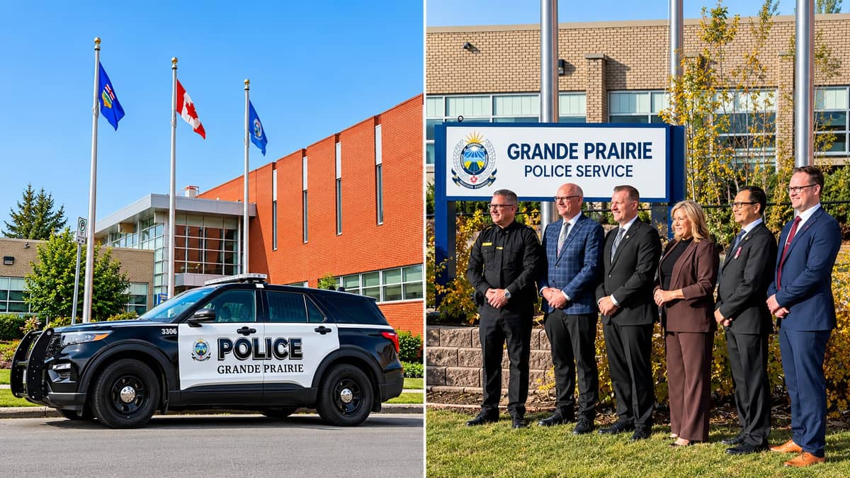 Grande Prairie Replaces RCMP With Its Own Police Force After 83 Years as Alberta Adds $2M for New 911 Dispatch Centre