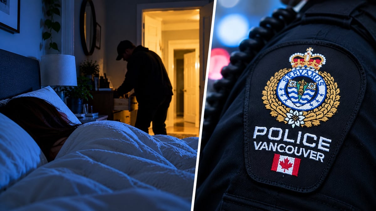 Vancouver Woman Wakes at 3:45 a.m. to Stranger in Her Bedroom, Pretends to Be Asleep Until He Leaves