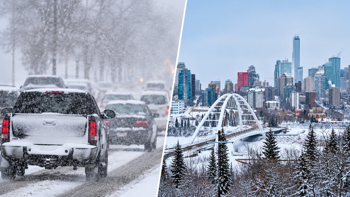 Edmonton Braces for First Major Snowfall of the Season, With Up to 15 cm Possible by Thursday
