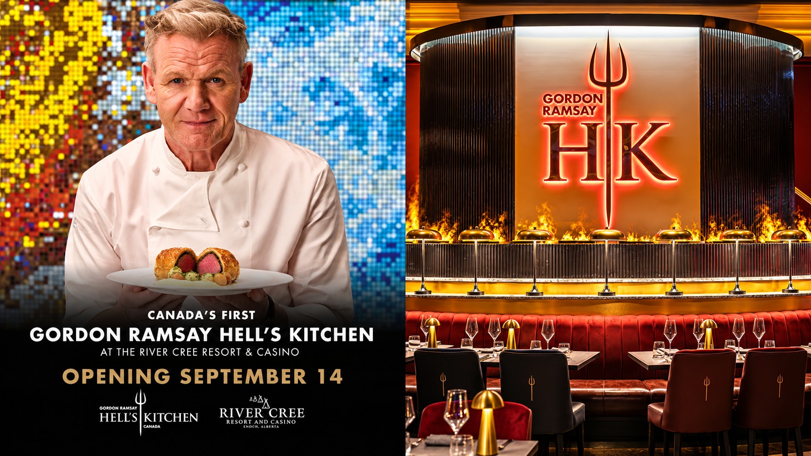 Hell's Kitchen Officially Opens Near Edmonton September 14. Here's the Full Menu and What It Costs.